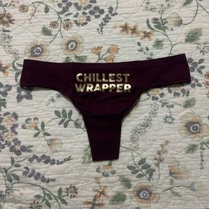 Victoria’s Secret pink seamless thong medium